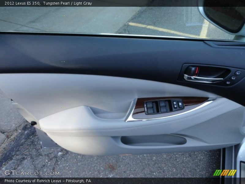 Tungsten Pearl / Light Gray 2012 Lexus ES 350