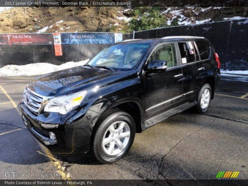 Obsidian Black / Ecru/Auburn Bubinga 2012 Lexus GX 460 Premium