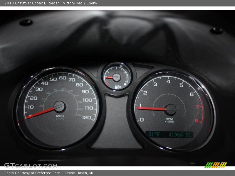 Victory Red / Ebony 2010 Chevrolet Cobalt LT Sedan