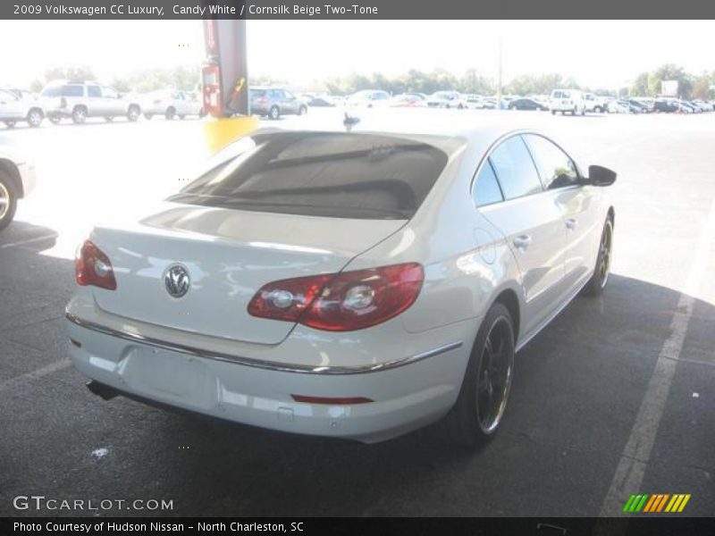 Candy White / Cornsilk Beige Two-Tone 2009 Volkswagen CC Luxury