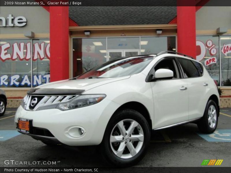 Glacier Pearl / Beige 2009 Nissan Murano SL