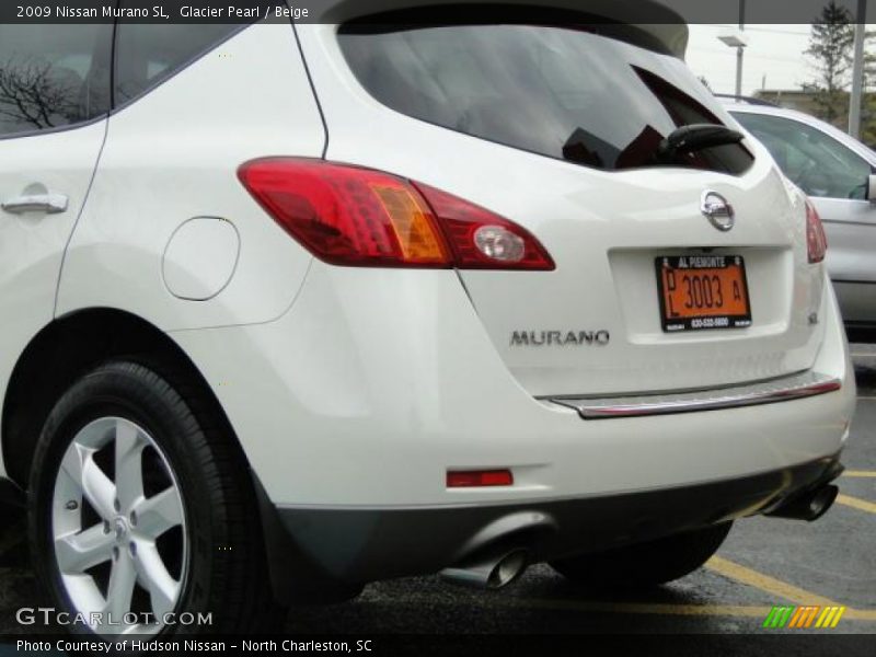 Glacier Pearl / Beige 2009 Nissan Murano SL