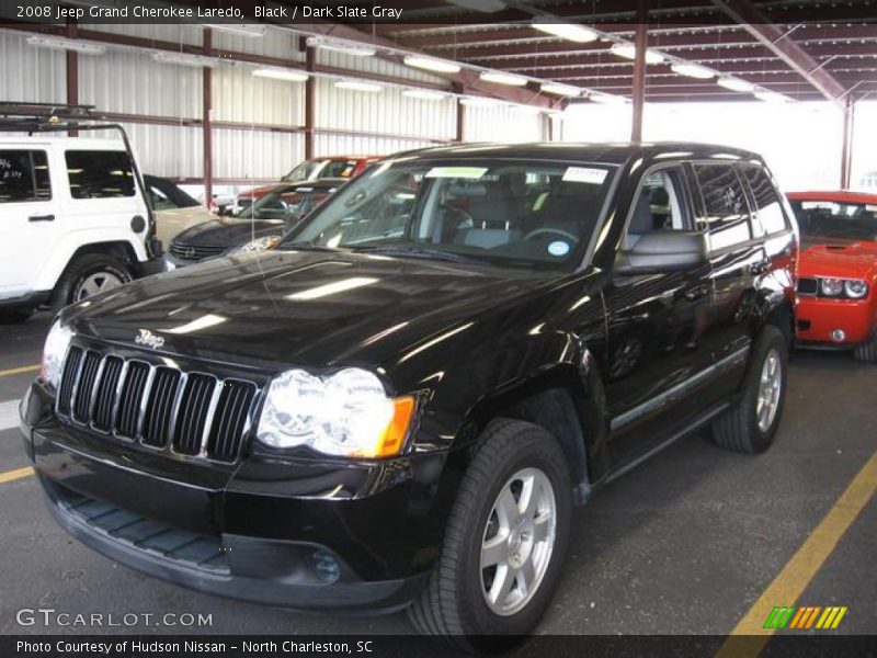 Black / Dark Slate Gray 2008 Jeep Grand Cherokee Laredo