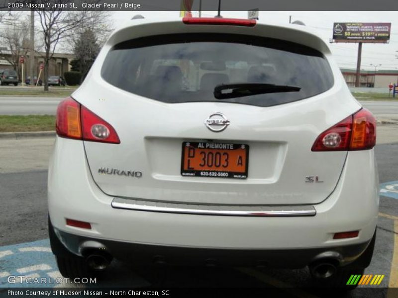 Glacier Pearl / Beige 2009 Nissan Murano SL