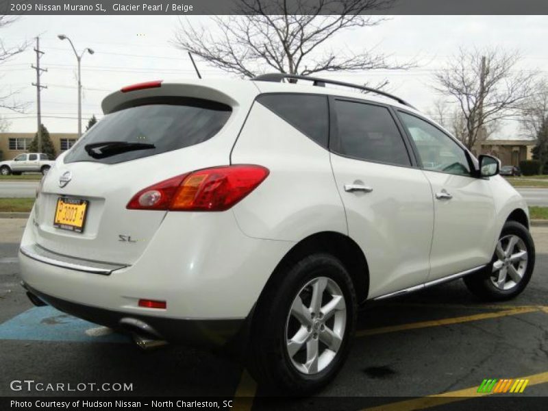 Glacier Pearl / Beige 2009 Nissan Murano SL
