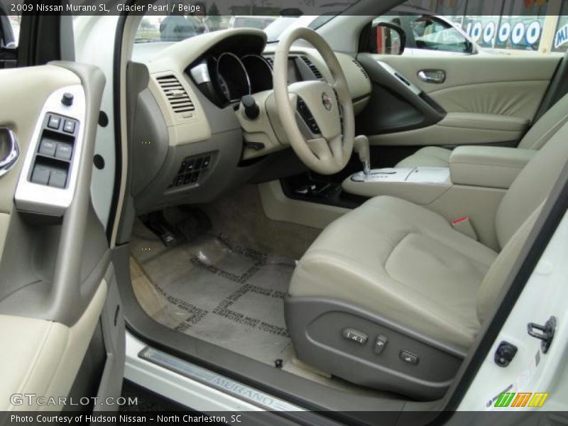 Glacier Pearl / Beige 2009 Nissan Murano SL