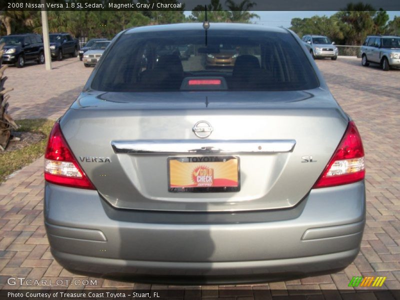 Magnetic Gray / Charcoal 2008 Nissan Versa 1.8 SL Sedan