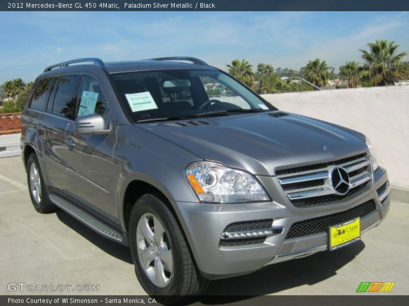 Paladium Silver Metallic / Black 2012 Mercedes-Benz GL 450 4Matic