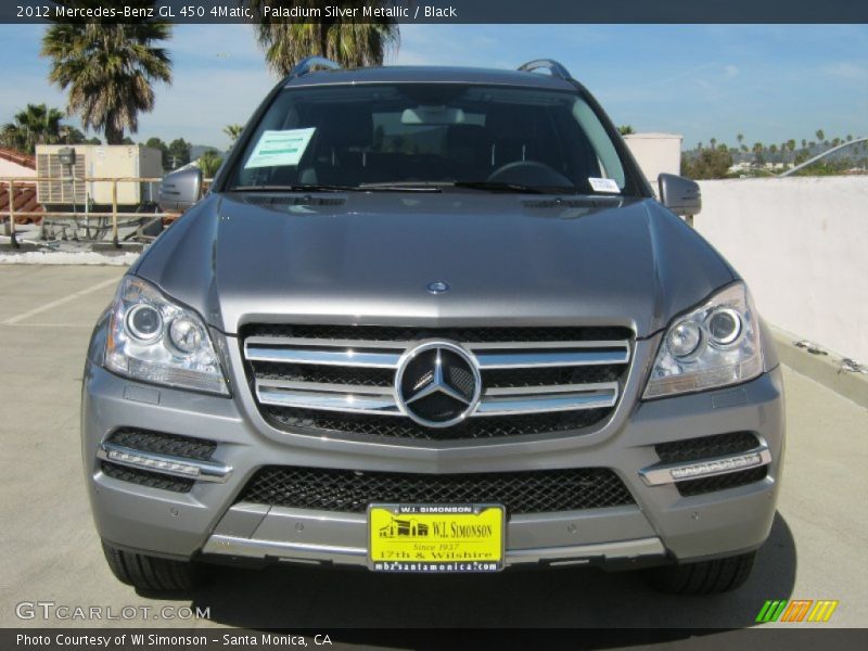 Paladium Silver Metallic / Black 2012 Mercedes-Benz GL 450 4Matic