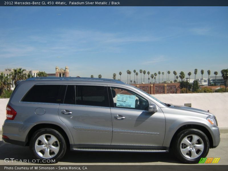 Paladium Silver Metallic / Black 2012 Mercedes-Benz GL 450 4Matic