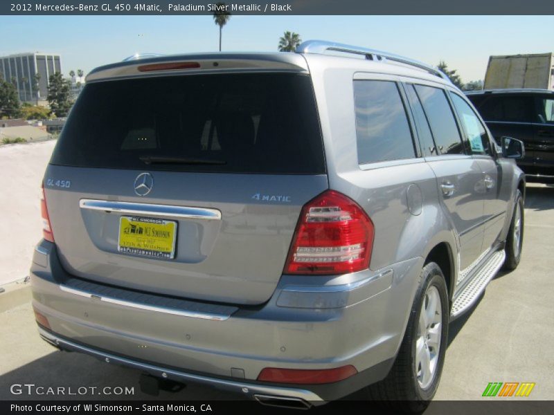 Paladium Silver Metallic / Black 2012 Mercedes-Benz GL 450 4Matic