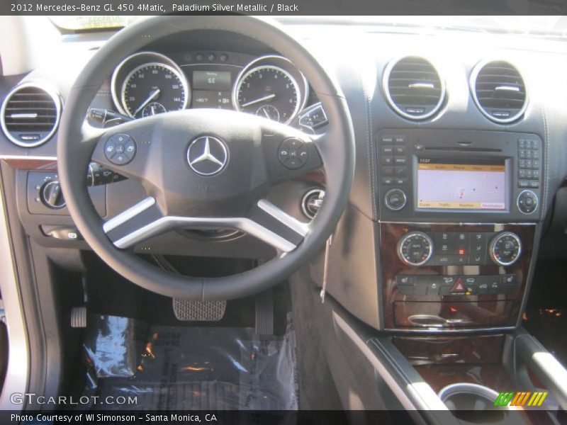 Paladium Silver Metallic / Black 2012 Mercedes-Benz GL 450 4Matic