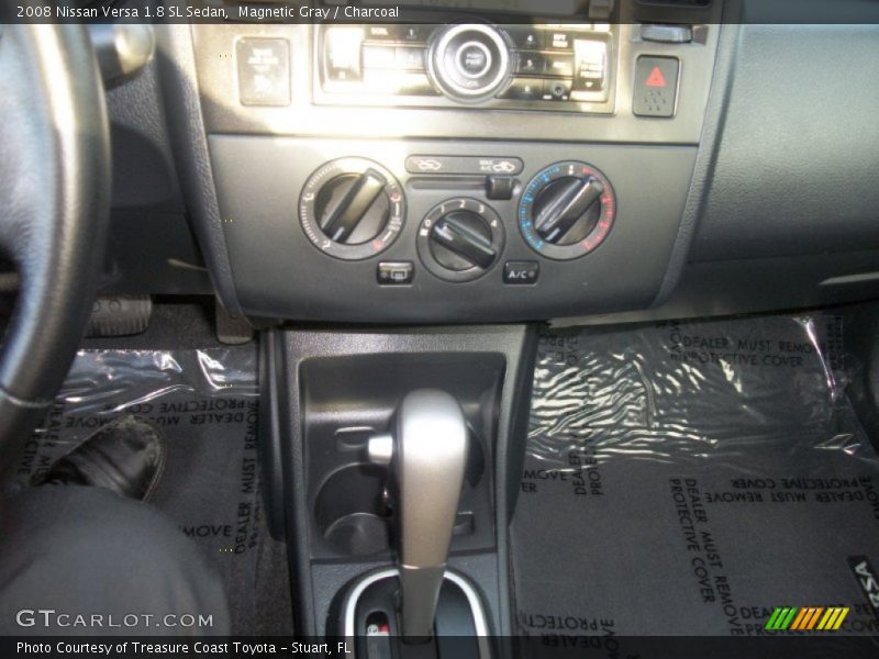 Magnetic Gray / Charcoal 2008 Nissan Versa 1.8 SL Sedan