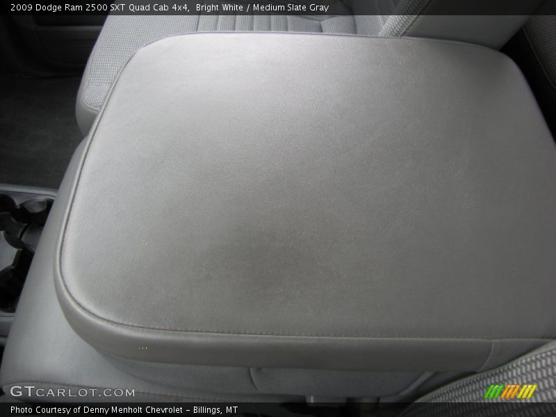 Bright White / Medium Slate Gray 2009 Dodge Ram 2500 SXT Quad Cab 4x4