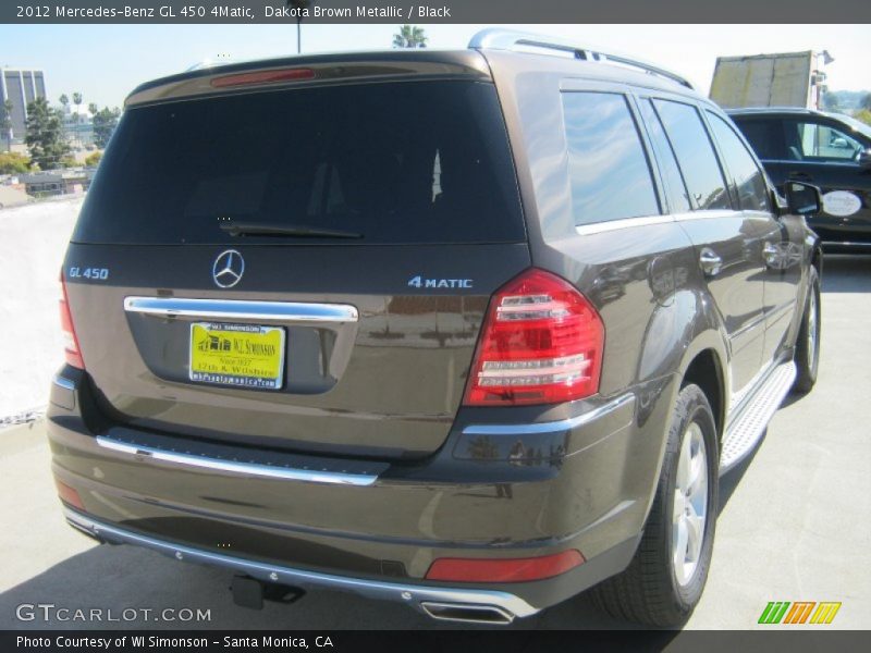 Dakota Brown Metallic / Black 2012 Mercedes-Benz GL 450 4Matic