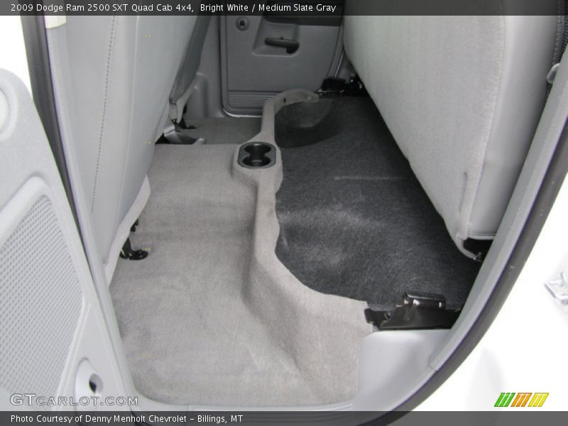 Bright White / Medium Slate Gray 2009 Dodge Ram 2500 SXT Quad Cab 4x4