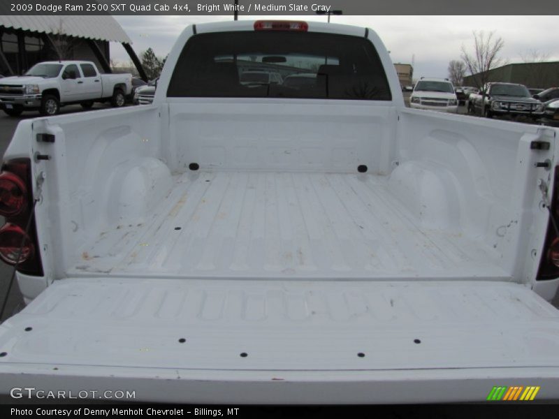 Bright White / Medium Slate Gray 2009 Dodge Ram 2500 SXT Quad Cab 4x4