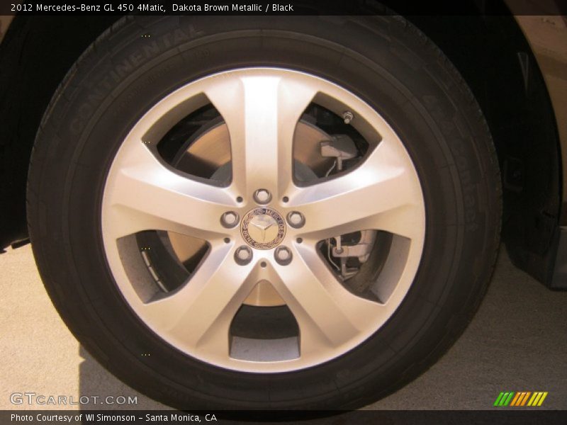 Dakota Brown Metallic / Black 2012 Mercedes-Benz GL 450 4Matic