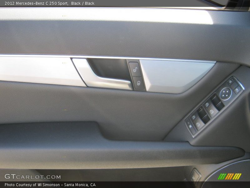 Black / Black 2012 Mercedes-Benz C 250 Sport