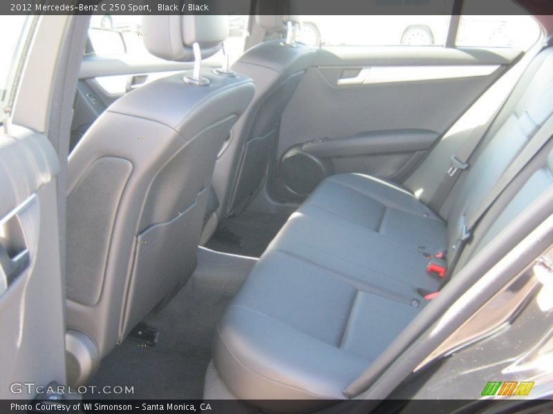 Black / Black 2012 Mercedes-Benz C 250 Sport