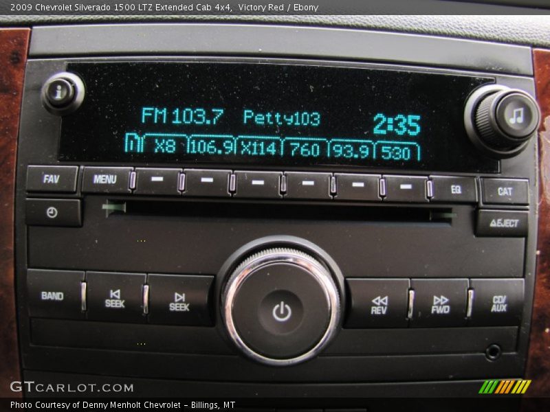 Audio System of 2009 Silverado 1500 LTZ Extended Cab 4x4