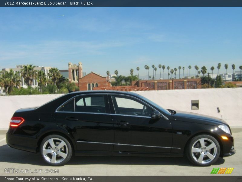 Black / Black 2012 Mercedes-Benz E 350 Sedan