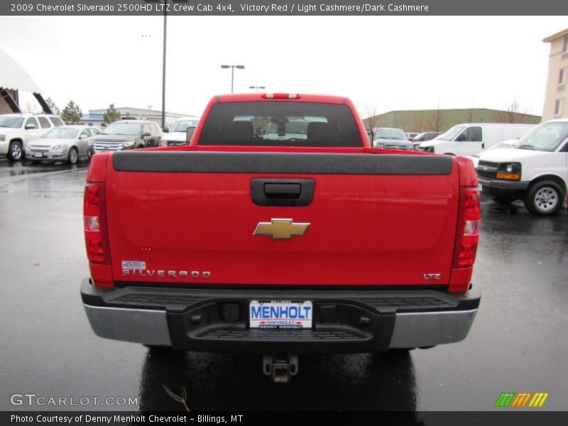 Victory Red / Light Cashmere/Dark Cashmere 2009 Chevrolet Silverado 2500HD LTZ Crew Cab 4x4