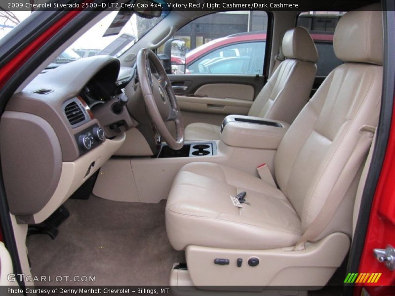 Victory Red / Light Cashmere/Dark Cashmere 2009 Chevrolet Silverado 2500HD LTZ Crew Cab 4x4