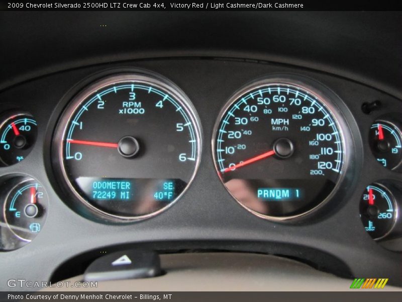 Victory Red / Light Cashmere/Dark Cashmere 2009 Chevrolet Silverado 2500HD LTZ Crew Cab 4x4