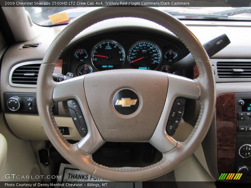 Victory Red / Light Cashmere/Dark Cashmere 2009 Chevrolet Silverado 2500HD LTZ Crew Cab 4x4