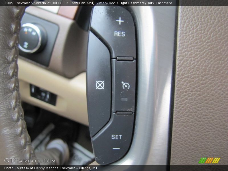 Victory Red / Light Cashmere/Dark Cashmere 2009 Chevrolet Silverado 2500HD LTZ Crew Cab 4x4