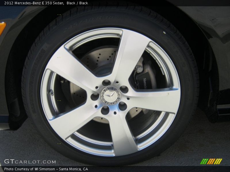 Black / Black 2012 Mercedes-Benz E 350 Sedan
