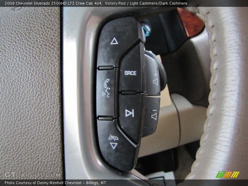 Victory Red / Light Cashmere/Dark Cashmere 2009 Chevrolet Silverado 2500HD LTZ Crew Cab 4x4