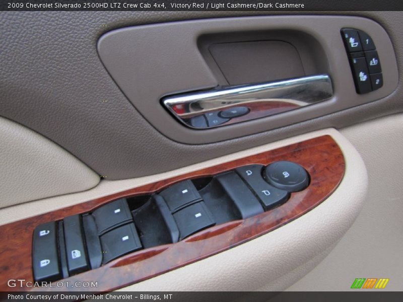 Victory Red / Light Cashmere/Dark Cashmere 2009 Chevrolet Silverado 2500HD LTZ Crew Cab 4x4