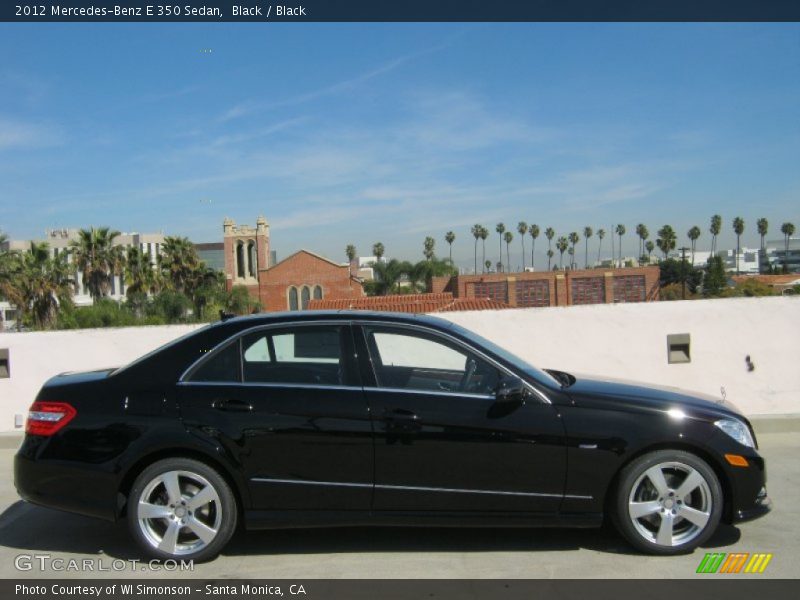 Black / Black 2012 Mercedes-Benz E 350 Sedan