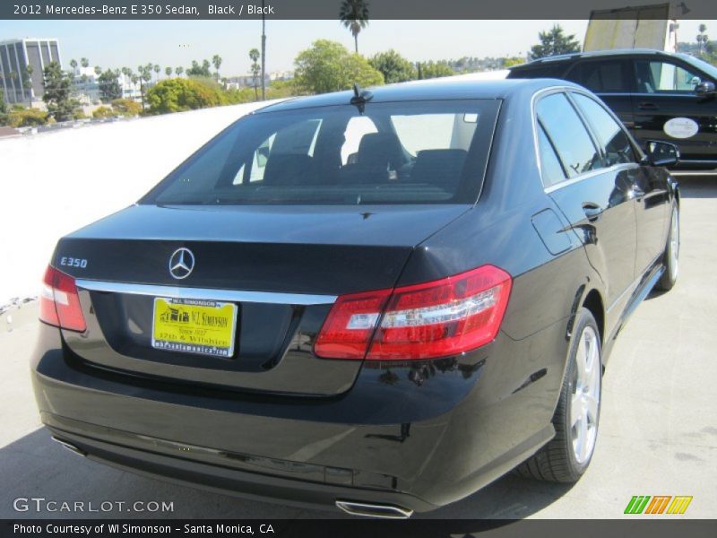 Black / Black 2012 Mercedes-Benz E 350 Sedan