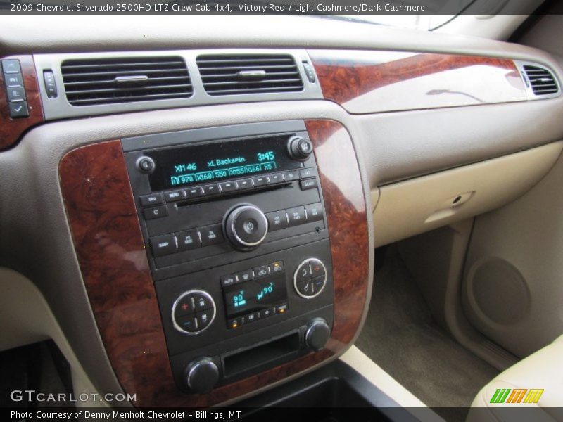 Victory Red / Light Cashmere/Dark Cashmere 2009 Chevrolet Silverado 2500HD LTZ Crew Cab 4x4