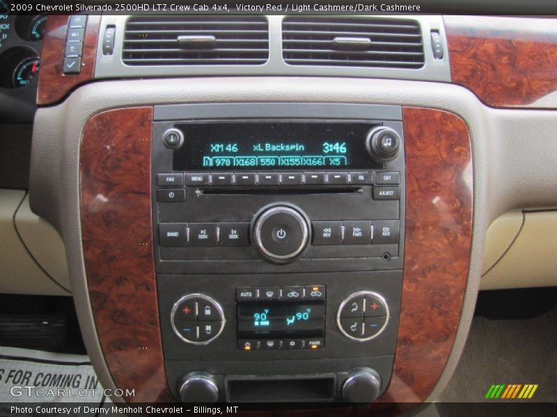 Victory Red / Light Cashmere/Dark Cashmere 2009 Chevrolet Silverado 2500HD LTZ Crew Cab 4x4