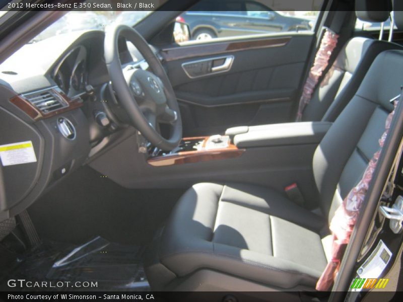 Black / Black 2012 Mercedes-Benz E 350 Sedan