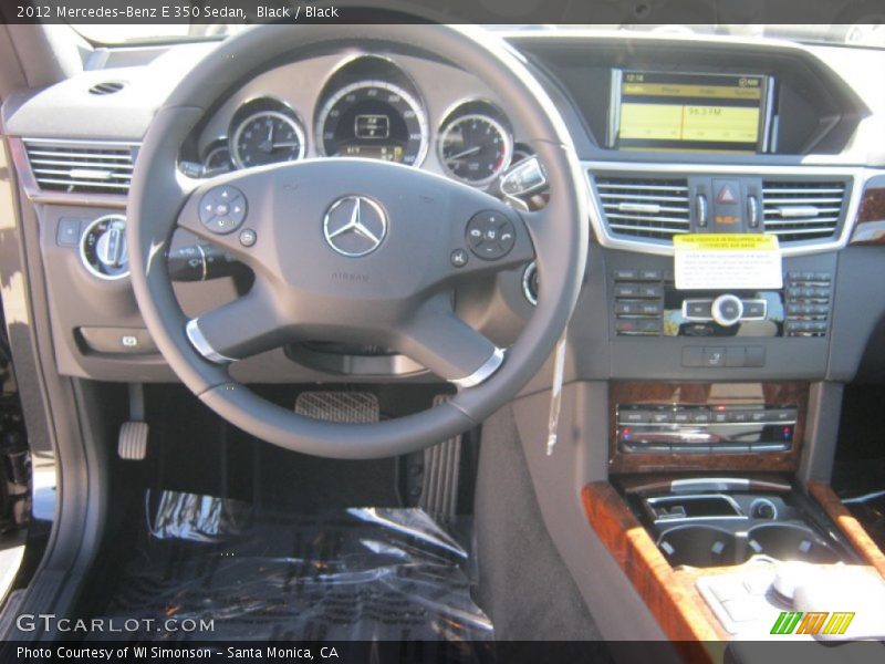 Black / Black 2012 Mercedes-Benz E 350 Sedan