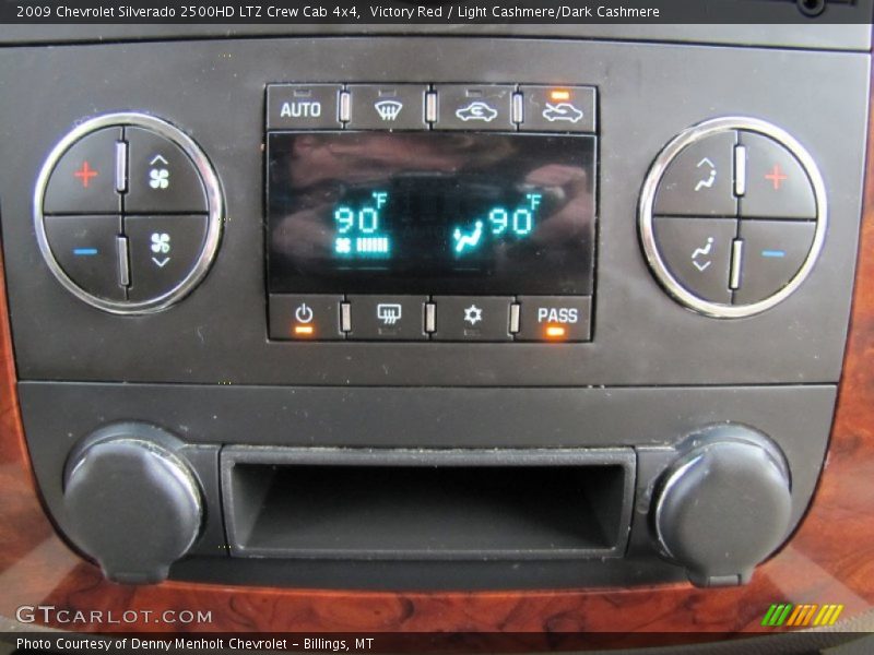 Victory Red / Light Cashmere/Dark Cashmere 2009 Chevrolet Silverado 2500HD LTZ Crew Cab 4x4