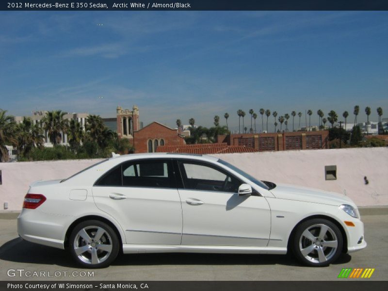 Arctic White / Almond/Black 2012 Mercedes-Benz E 350 Sedan