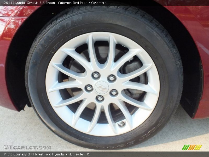 Cabernet Red Pearl / Cashmere 2011 Hyundai Genesis 3.8 Sedan