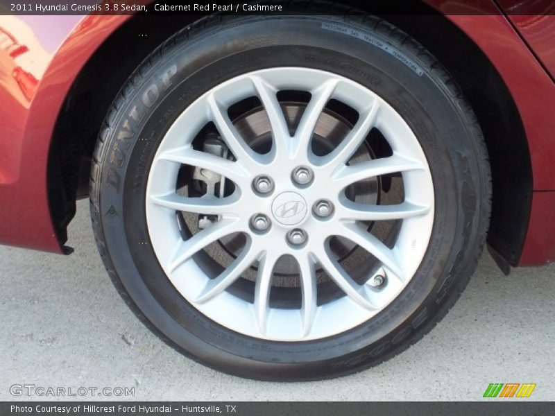 Cabernet Red Pearl / Cashmere 2011 Hyundai Genesis 3.8 Sedan