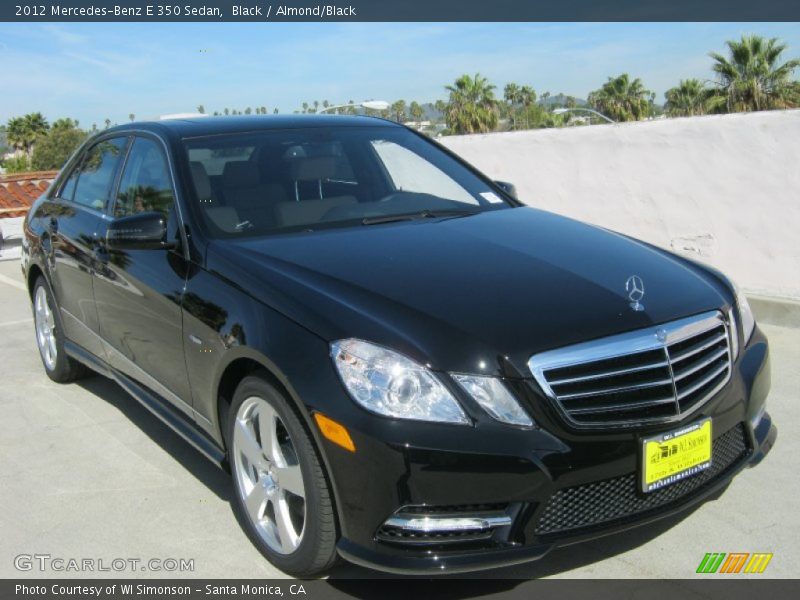 Black / Almond/Black 2012 Mercedes-Benz E 350 Sedan