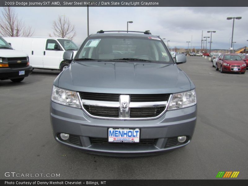 Silver Steel Metallic / Dark Slate Gray/Light Graystone 2009 Dodge Journey SXT AWD