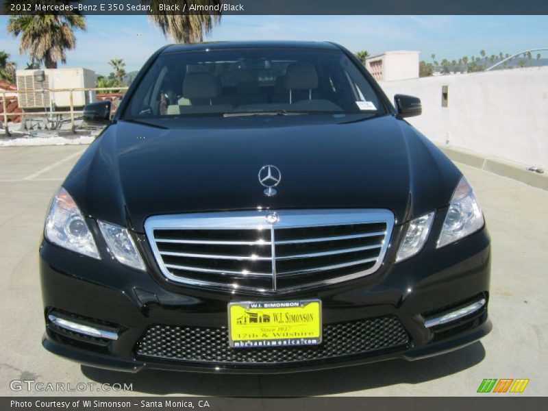 Black / Almond/Black 2012 Mercedes-Benz E 350 Sedan