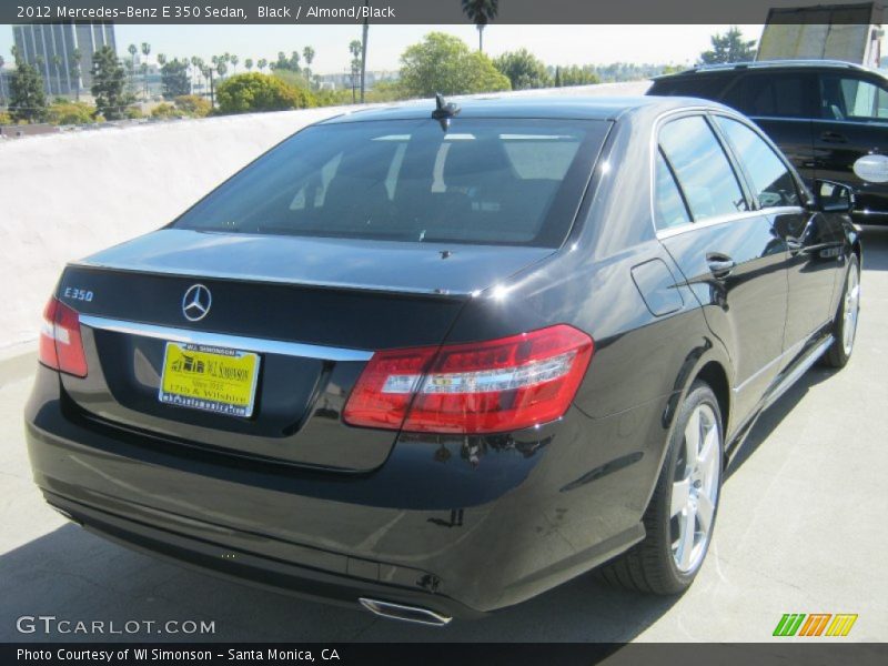 Black / Almond/Black 2012 Mercedes-Benz E 350 Sedan