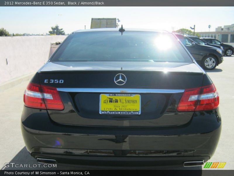 Black / Almond/Black 2012 Mercedes-Benz E 350 Sedan