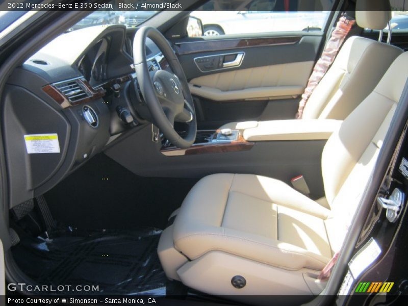 Black / Almond/Black 2012 Mercedes-Benz E 350 Sedan